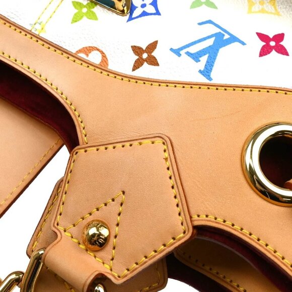 Louis Vuitton White Monogram Multicolor Ursula Handbag - Picture 7 of 10